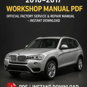 BMW X3 F25 Workshop Manual (2010-2017)