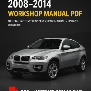 BMW X6 E71 Workshop Manual (2008–2014)