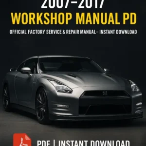 Workshop Manual NISSAN GT-R (2007-2017)