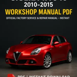 Alfa Romeo Giulietta 940 Workshop Manual