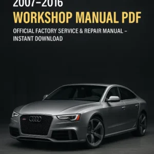 Audi A5 S5 RS5 Workshop Manual