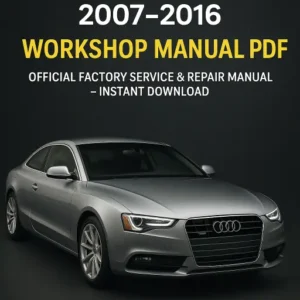 Audi A5 Workshop Manual (2007-2016)