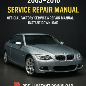 BMW 3 Series E92 Service Repair Manual (2005-2010)