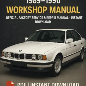 BMW 5 Series E34 Workshop Manual (1989-1996)