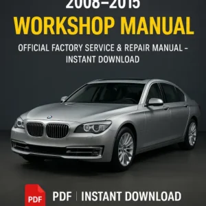 BMW 7 Series F02 Workshop Manual (2008-2015)