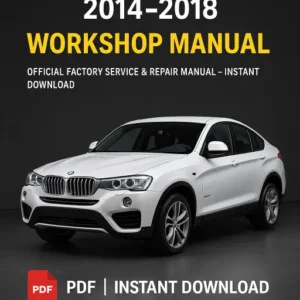 BMW X4 F26 Workshop Manual (2014–2018)