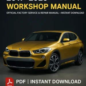 BMW X2 F39 Workshop Manual (2017-2020)