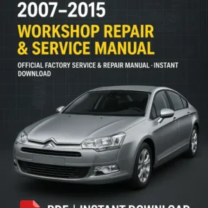 Citroen C5 Workshop Manual (2007-2015)