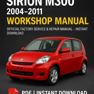 Daihatsu Sirion M300 Workshop Manual (2004–2011)