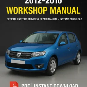 DACIA Sandero Workshop Manual (2012–2016)