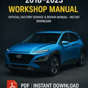 Hyundai Kona Workshop Manual (2018-2023)