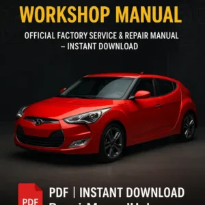 Hyundai Veloster Workshop Manual (2011–2015)
