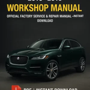 JAGUAR F-Pace X761 Workshop Manual (2016-2019)