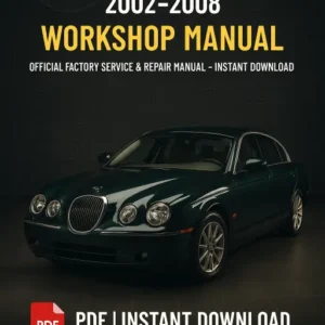 JAGUAR S-Type Workshop Manual (2002–2008)