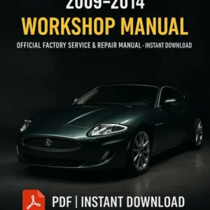 Jaguar XK X150 Workshop Manual (2009–2014)
