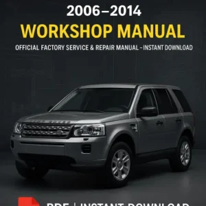 Land Rover Freelander 2 L359 Workshop Manual (2006-2014)