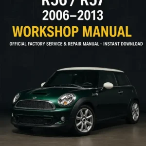 MINI Cooper S R56 / R57 Workshop Manual (2006-2013)