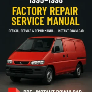Mitsubishi L400 Workshop Manual (1995–1998)