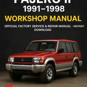 Mitsubishi Pajero II Workshop Manual (1991-1998)