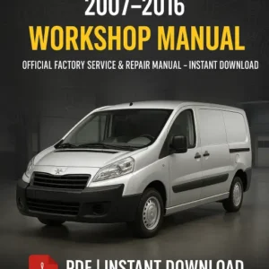 Peugeot Expert II Workshop Manual (2007–2016)