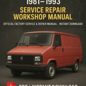 Peugeot J5 Workshop Manual (1981–1993)