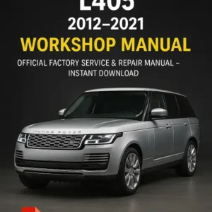 Range Rover L405 Workshop Manual (2012–2021)