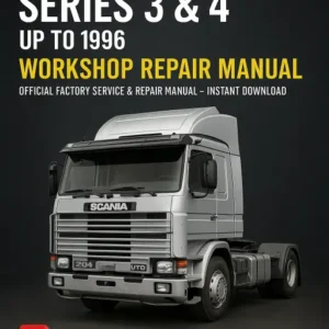 Scania Truck Series 3 & 4 Workshop Manual up to 1996