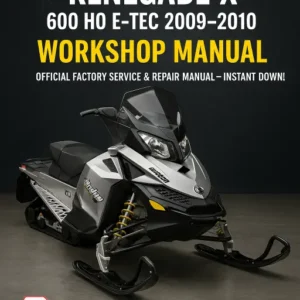 Ski-Doo MXZ Renegade X 600 HO E-TEC Workshop Manual (2009–2010)