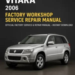 2006 Suzuki Grand Vitara Workshop Manual
