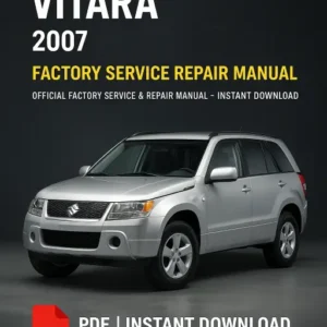 2007 Suzuki Grand Vitara Workshop Manual