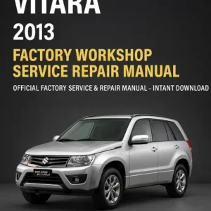 2013 Suzuki Grand Vitara Workshop Manual Maintain, repair, and restore your 2013 Suzuki Grand Vitara with confidence using the official Factory Workshop Service Manual—the exact same guide used by authorized Suzuki service centers worldwide. Whether you're handling regular maintenance or in-depth repairs, this comprehensive manual equips you with all the technical knowledge, diagrams, and specifications you need to get the job done right. Professionally formatted as a searchable PDF, this manual offers detailed instructions across every major system, including engine, transmission, suspension, brakes, and electrical—plus complete wiring diagrams and OEM diagnostics. 🔧 Technical Overview: Vehicle Covered: Suzuki Grand Vitara Model Year: 2013 Engines Included: M16A (1.6L Petrol) M20A (2.0L Petrol) H27A (2.7L V6 Petrol) J24B (2.4L Petrol) F9Q / RHZ (1.9L Turbo Diesel) Transmissions: Manual & Automatic Language: English Wiring Diagrams: ✅ Included Format: PDF – Searchable & Printable Page Count: 3,928+ Device Compatibility: Windows, macOS, Android, iOS, Linux 📘 What's Inside the Manual? General Safety Guidelines & Precautions Full Engine Rebuild & Component Repair Instructions Suspension, Driveline, and Axle Service Procedures Complete Brake System Maintenance (Including ABS) Manual & Automatic Gearbox Troubleshooting Steering System Repairs HVAC (Heating, Ventilation, and Air Conditioning) Airbag & Restraint System (SRS) Procedures Bodywork, Cab, & Trim Component Guides Electrical Control Systems & ECU Functions Wiring Diagrams + Electrical Troubleshooting Charts Official Torque Specs, Tool Lists & Maintenance Intervals ✅ Why Choose This Manual? Authentic Factory Guide – Trusted by professional mechanics and service technicians Instant Digital Download – No delays or shipping required Fully Searchable PDF – Find parts, codes, and procedures instantly Unlimited Printing – Print individual pages or entire sections Eco-Friendly – No paper waste, always recoverable Works on All Devices – View it anywhere, anytime 🛠️ Who Is This For? DIY car owners and weekend mechanics Independent repair shops and service centers Off-road and 4x4 tuning specialists Grand Vitara enthusiasts and long-term caretakers 📥 How It Works: Buy – Add the manual to your cart Pay – Complete secure checkout Download – Instantly access the full manual Repair – Start working on your Grand Vitara with pro-level confidence 🚗 Ready to Repair Like a Pro? Download the official 2013 Suzuki Grand Vitara Workshop Manual now and take control of every repair—from oil changes to engine rebuilds. Trusted by professionals, made for you.