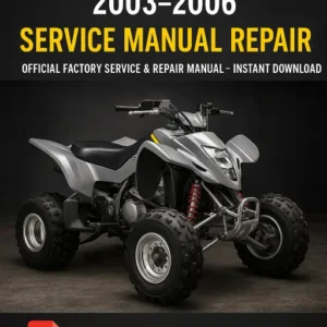 Suzuki LT-Z400 Workshop Manual (2003–2006)