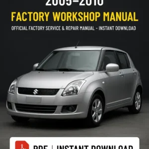 Suzuki Swift III Factory Workshop Manual (2005-2010)