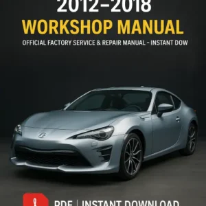 Toyota 86 Workshop Manual (2012–2018)