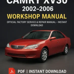 Toyota Camry XV30 Workshop Manual (2002–2006)