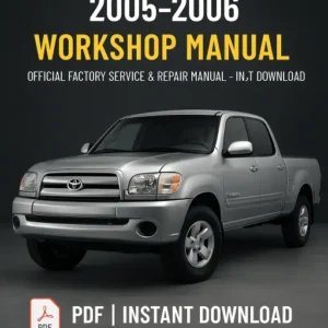 Toyota Tundra Workshop Manual (2005-2006)