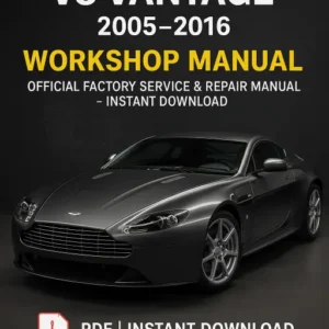 Aston Martin V8 Vantage Workshop Manual (2005–2016)