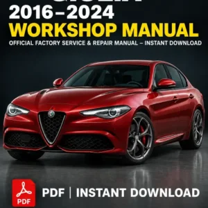 Alfa Romeo Giulia Workshop Manual 2016-2024 PDF