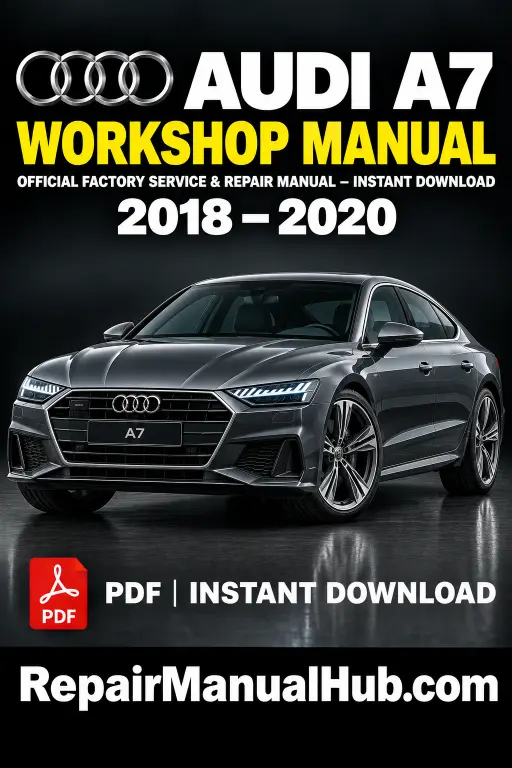 Audi A7 Workshop Manual 2018-2020 PDF Download