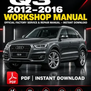 Audi Q3 Workshop Manual 2012-2016 PDF Download