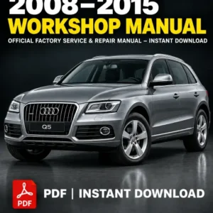 Audi Q5 Workshop Manual 2008-2015 PDF Download