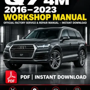 Audi Q7 4M Workshop Manual 2016-2023 PDF