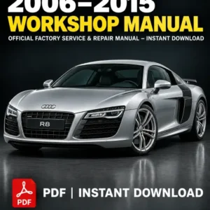 Audi R8 Workshop Manual 2006-2015 PDF Download