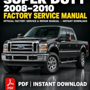 Ford F-250 Super Duty Factory Service Manual 2008-2010