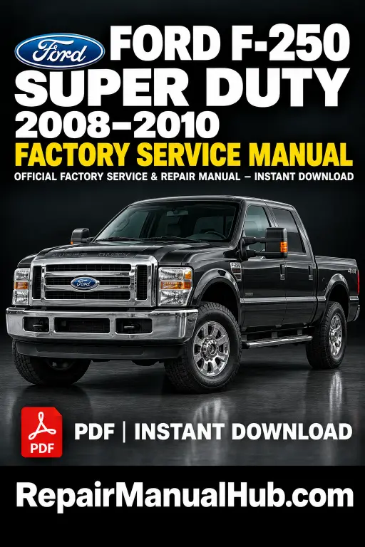 Ford F-250 Super Duty Factory Service Manual 2008-2010