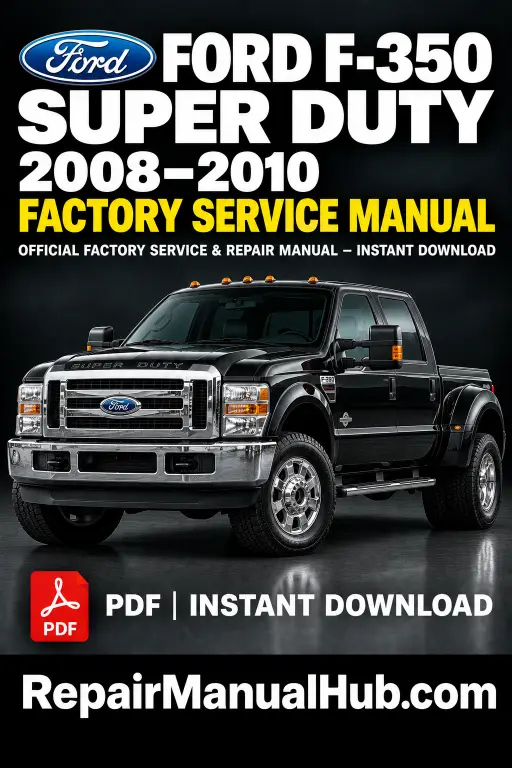 Ford F-350 Super Duty Factory Service Manual 2008-2010
