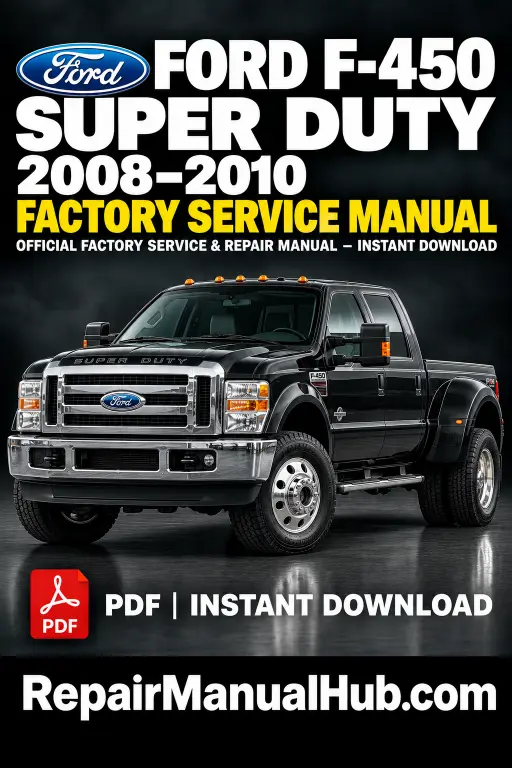 Ford F-450 Super Duty Factory Service Manual 2008-2010