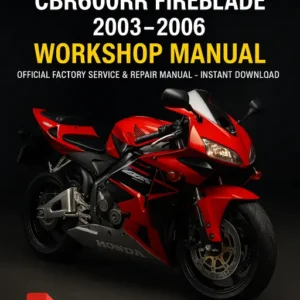 Honda CBR600RR Fireblade Workshop Manual (2003-2006)