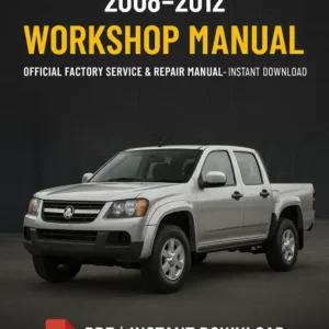 Workshop Manual for Holden Colorado (2008-2012)